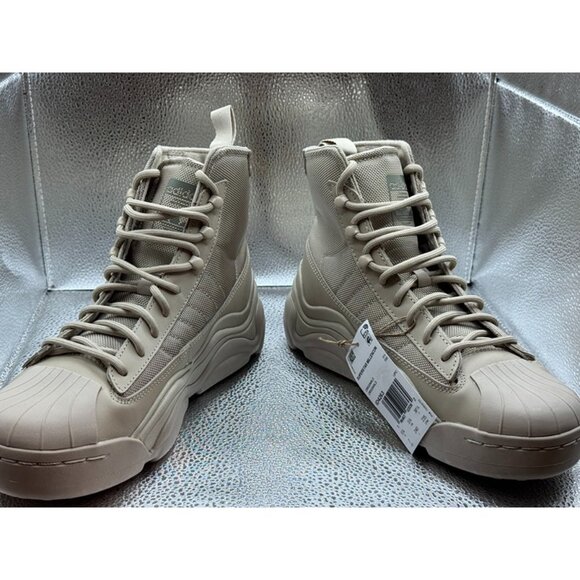 Adidas Superstar Millencon Boots Beige ID4263 Leather Ankle Mens Size US 7 - Picture 5 of 11